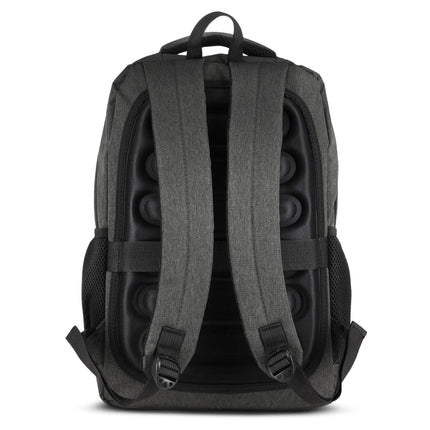 Laptop Backpack, USB-C Charging Port, 18L Grey