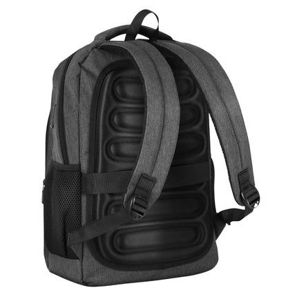Laptop Backpack, USB-C Charging Port, 18L Grey