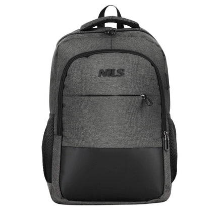 Laptop Backpack, USB-C Charging Port, 18L Grey