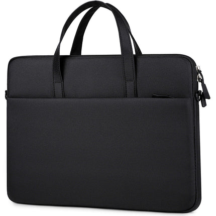 Laptop Bag Slim 15.6" Black with Handle and Strap