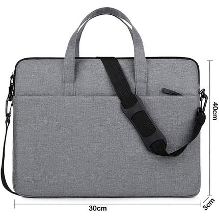 Laptop Bag Slim 15.6" Blue with Handle and Strap