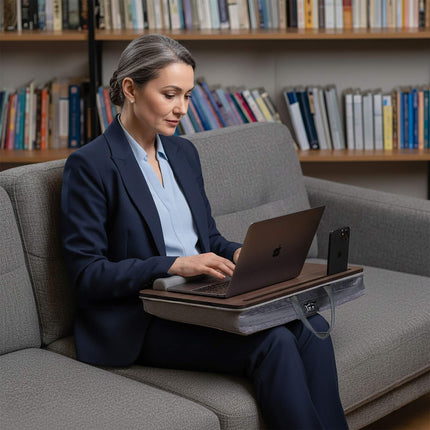 Laptop Cushion Tray with Pocket and Wrist Rest