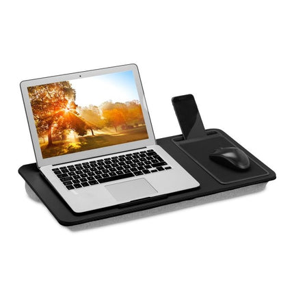Laptop cushion with mouse pad