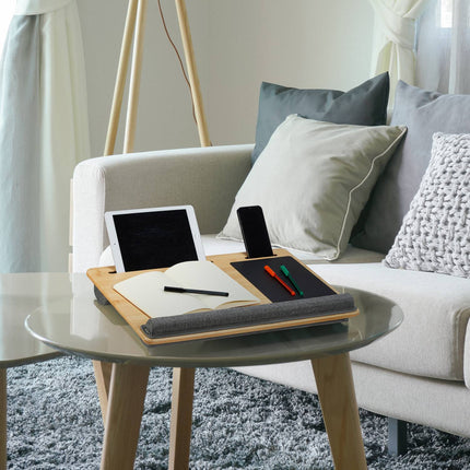 Laptop pad with 2 holders