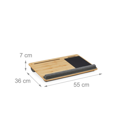 Laptop pad with 2 holders