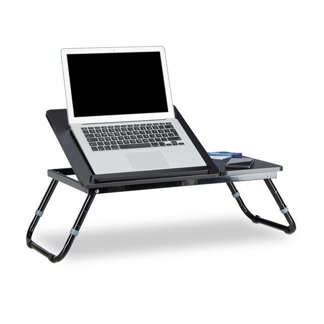 Laptop table for the bed black
