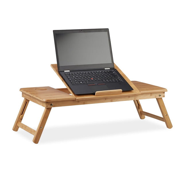 Laptop table in bamboo XL