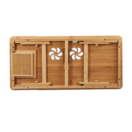Laptop table in bamboo XL