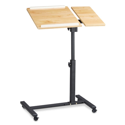 Laptop table with adjustable mouse table