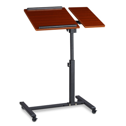 Laptop table with adjustable mouse table