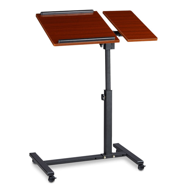 Laptop table with adjustable mouse table
