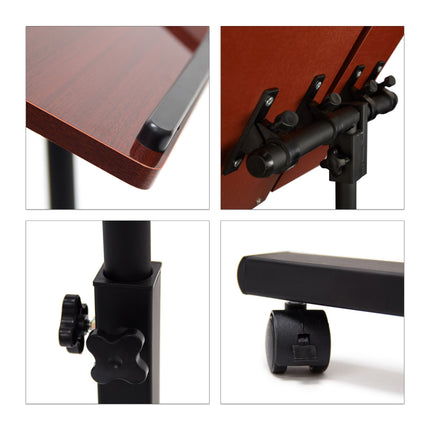 Laptop table with adjustable mouse table