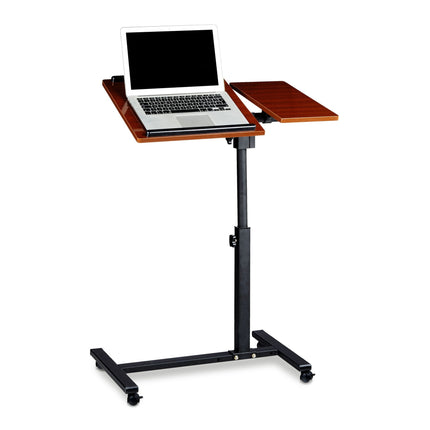 Laptop table with adjustable mouse table