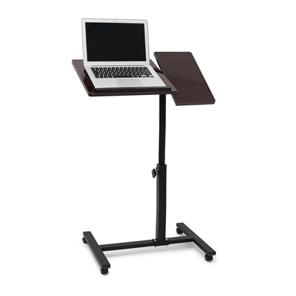 Laptop table wood adjustable height