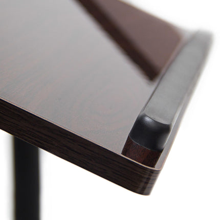 Laptop table wood adjustable height
