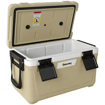 Large 42.6L Portable Cooler Box with PU Foam Insulation