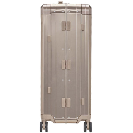 Large Bronze Aluminium Suitcase, Soundbox Design, 77 cm