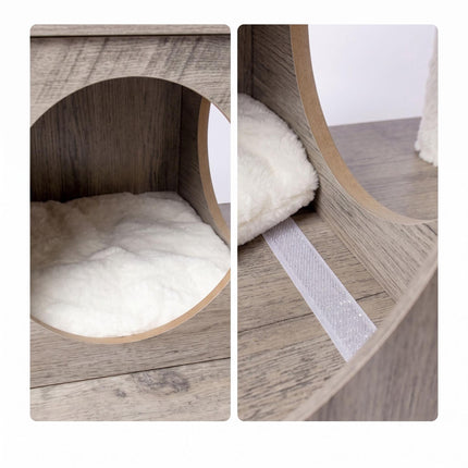Large Cat Tree with Litter Tray and Sisal Posts