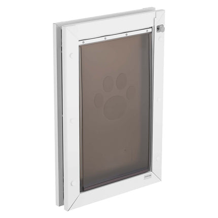 Large Dog Door, Double Magnetic Flaps, Metal Frame