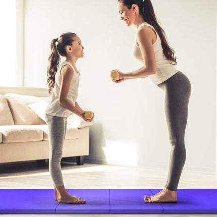 Large Foldable Gymnastics Mat with Handles, 5cm Thick