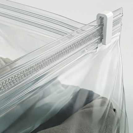 Large Gray Vacuum Storage Bags, 100x80 cm, Pack of 12