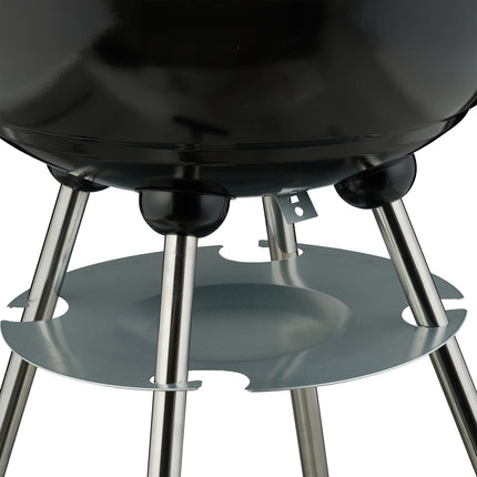 Large Kettle BBQ Grill with Wheels and Ash Collector
