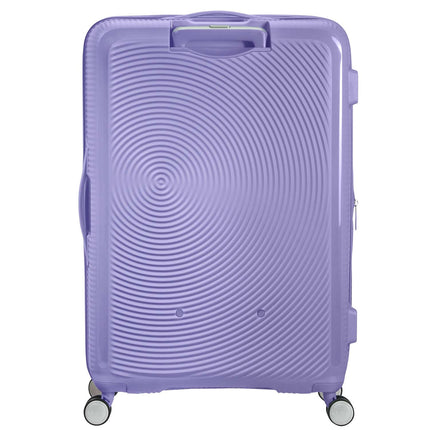 Large Lavender Expandable Suitcase, 77 cm
