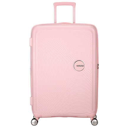 Large Pastel Pink Suitcase, Soundbox Design, 77 cm