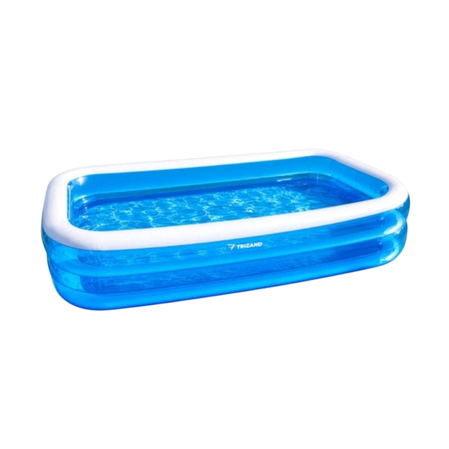 Large Rectangular Inflatable Pool, 262x175x50 cm