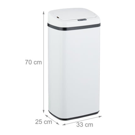 Large Steel Kitchen Bin with Automatic Sensor