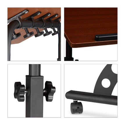 Large adjustable laptop table
