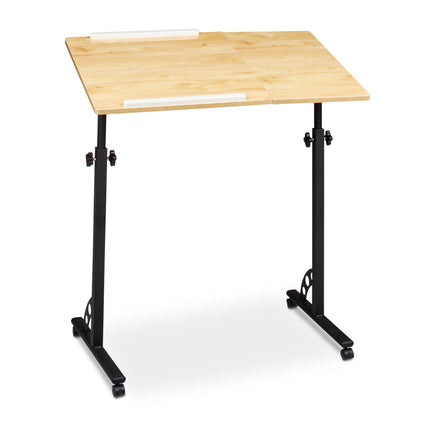 Large adjustable laptop table