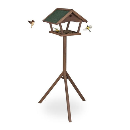 Large bird table on pole