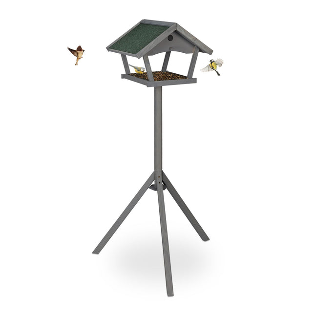 Large bird table on pole