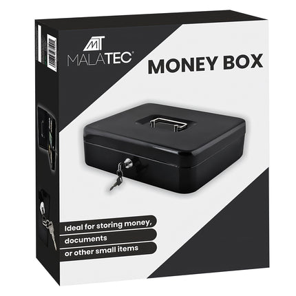 Large black money box