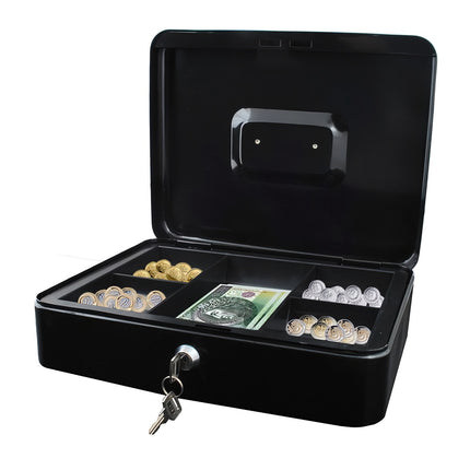 Large black money box