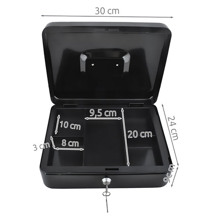 Large black money box
