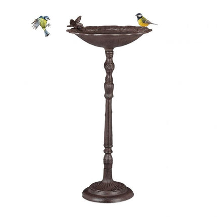 Large cast iron bird bath