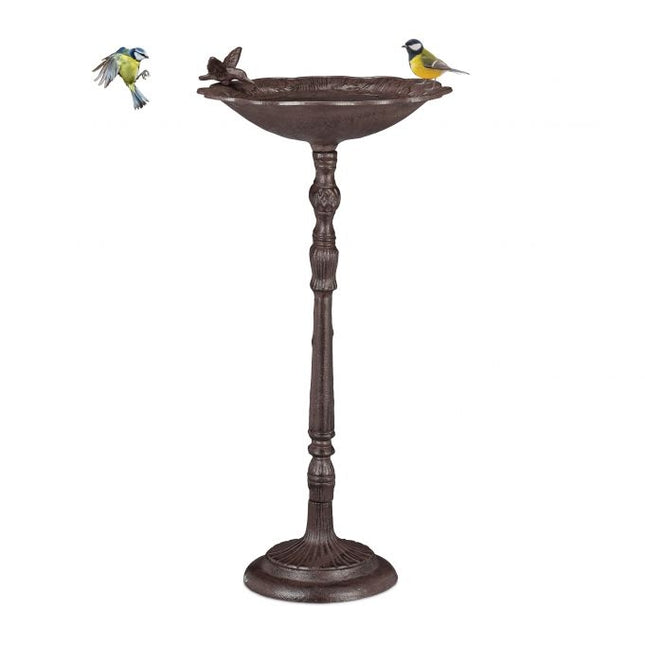 Large cast iron bird bath