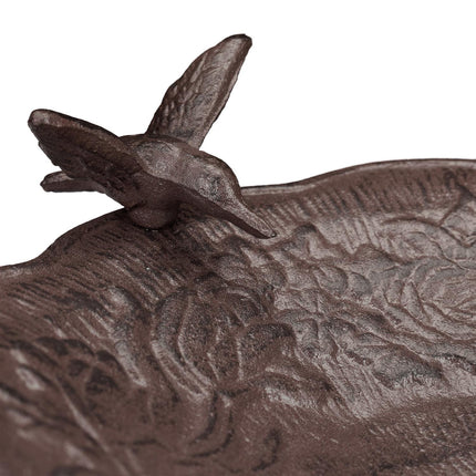 Large cast iron bird bath