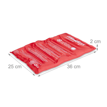 Large cooling plate in red