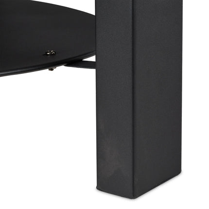 Large firebox with spark protection