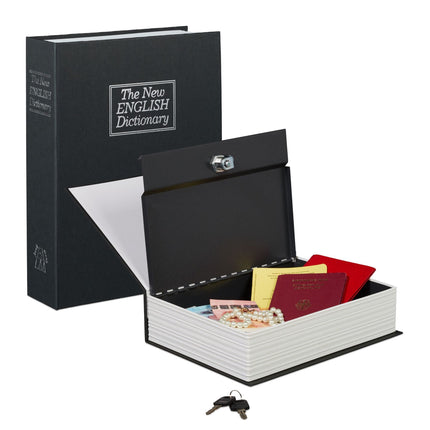 Large lockable book compartment
