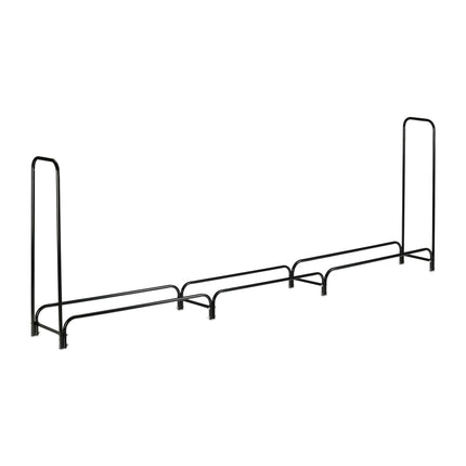 Large metal firewood rack