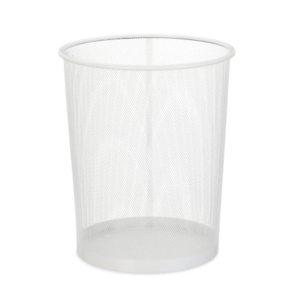 Large metal trash can