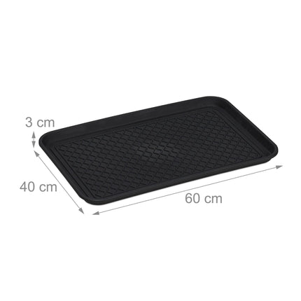 Large shoe tray for 3 pairs