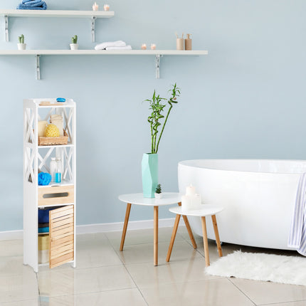 Large side cabinet with 6 shelves