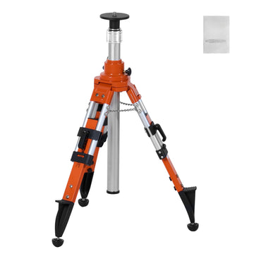 Laser Level Tripod Stand, 5/8-11 Mount, 27-68 in