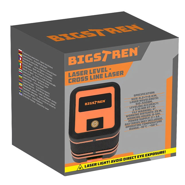 Laser level - Bigstreen 24293 cross laser
