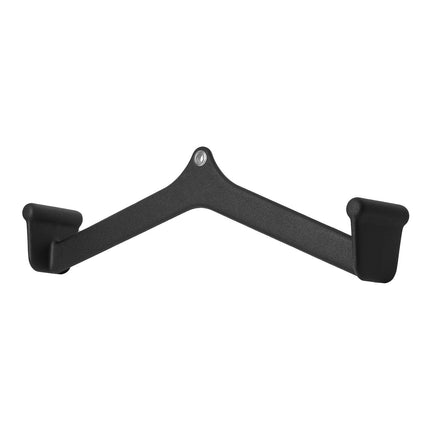 Lat Pulldown Attachment, Solid Steel V-Bar, Rubber Grip